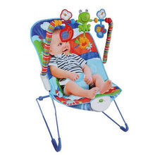 Load image into Gallery viewer, Baby Chair Cartoon Deluxe Bouncer - Blue

