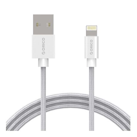 Orico Lightning 1m Nylon Cable - Silver Buy Online in Zimbabwe thedailysale.shop