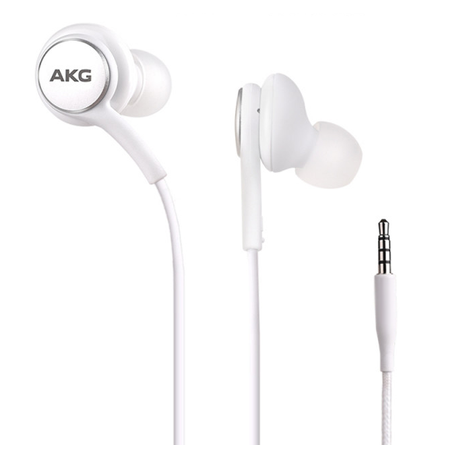 Samsung AKG 3.5mm Earphones - White Buy Online in Zimbabwe thedailysale.shop