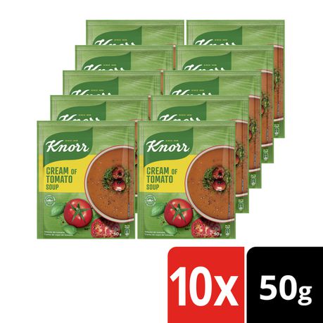 Knorr Cream Of Tomato Soup 10x50g Buy Online in Zimbabwe thedailysale.shop