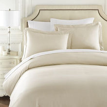 Load image into Gallery viewer, Wrinkle Resistant Egyptian Comfort Duvet Cover Set King: Cool Cream Beige
