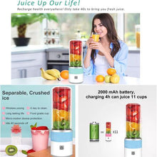 Load image into Gallery viewer, Heartdeco Rechargeable Portable Smoothie Mixer Juice Blender
