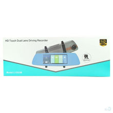Load image into Gallery viewer, DW Rearview Mirror Dual Channel Recorder Touch Screen
