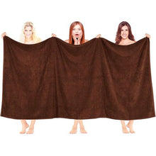 Load image into Gallery viewer, Terry Collection Cosy Microfibre Towel Set: Bath Hair Beach Gym Baby: Blue
