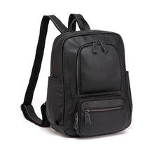 Load image into Gallery viewer, Leather Backpack Black
