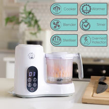 Load image into Gallery viewer, BabyWombWorld Baby Food Processor Steamer Blender and Milk Bottle Warmer
