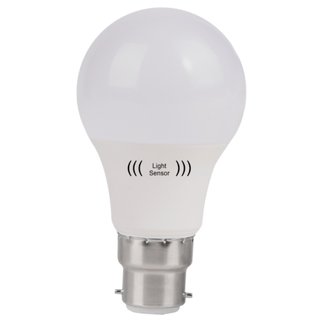 10 Pack - Day / Night Sensor 7w Light Bulbs B22