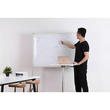 Load image into Gallery viewer, Height Adjustable Round Laptop Floor Table - White
