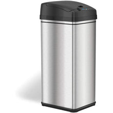 Load image into Gallery viewer, Square 48l Stainless Steel Auto Dustbin
