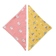 Load image into Gallery viewer, All Heart 2 Pack Baby Bib Clothes With Giraffes And Milk Jar Prints
