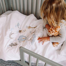 Load image into Gallery viewer, Babes &amp; Kids - African Safari Cot Duvet Set -Egyptian Cotton
