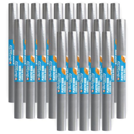 Butterfly Light Duty Polyethylene Book Cover Roll - 3M X 450Mm (Pack Of 25 Rolls) Buy Online in Zimbabwe thedailysale.shop