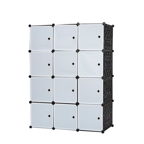 Gretmol Stackable Storage Cubes - Black/White Buy Online in Zimbabwe thedailysale.shop