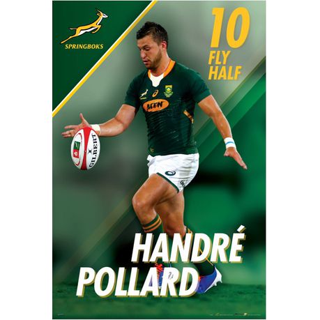 Handré Pollard - Springbok Rugby Poster