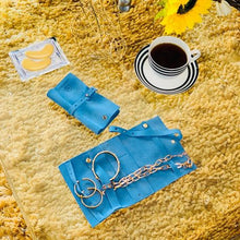 Load image into Gallery viewer, Luxury Travel Jewellery Organiser - Genuine Leather Suede
