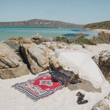 Load image into Gallery viewer, The Beach Bums Beach Umbrella - White
