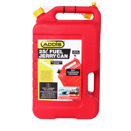 Addis 25 litre Fuel Jerry Can (red) Buy Online in Zimbabwe thedailysale.shop