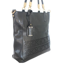 Load image into Gallery viewer, Blackcherry Women's Cut Out Tote - Black

