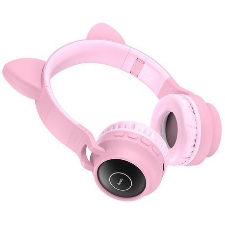 Pink Cute Cat Ear Bluetooth 5.0 Headphones