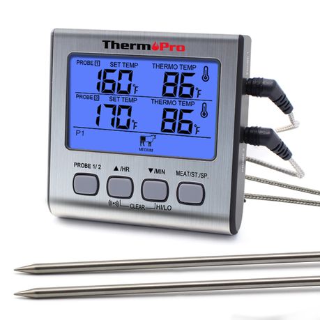 ThermoPro Digital Thermometer - Dual Probe Buy Online in Zimbabwe thedailysale.shop