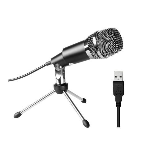 Fifine K668 Uni-Directional USB Condensor Microphone with Tripod - Black Buy Online in Zimbabwe thedailysale.shop