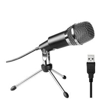 Load image into Gallery viewer, Fifine K668 Uni-Directional USB Condensor Microphone with Tripod - Black
