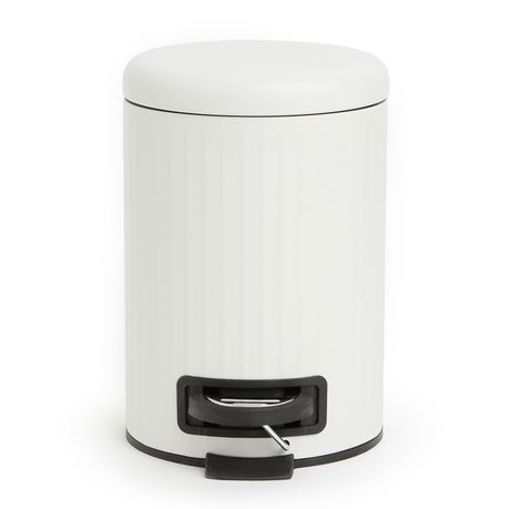 George & Mason - 3 Litre Pedal Bin - White Buy Online in Zimbabwe thedailysale.shop