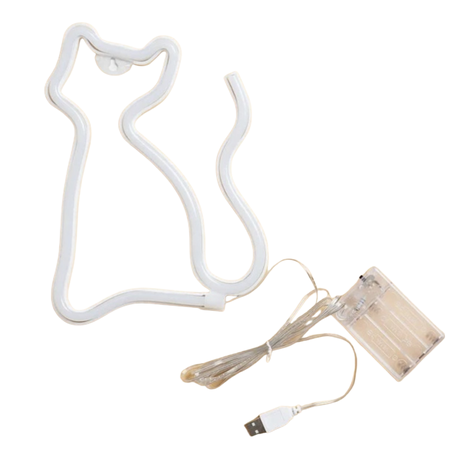 Cat Shaped Neon LED Light (Pink) Buy Online in Zimbabwe thedailysale.shop