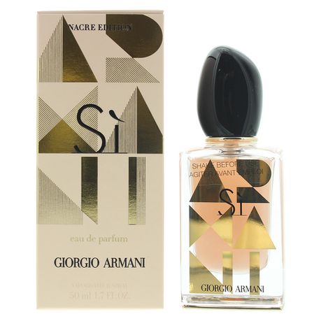 Giorgio Armani Si Nacre Edition Eau de Parfum 50ml (Parallel Import) Buy Online in Zimbabwe thedailysale.shop