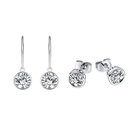 Dhia 2 Set  Earrings made with Swarovski Crystals Buy Online in Zimbabwe thedailysale.shop