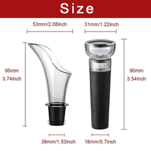 Load image into Gallery viewer, Wine Bottle Stopper and Wine Aerator Pourer
