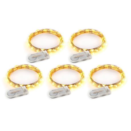 Fairy Lights - LED-Pack of 5 - Warm White -Battery Included Buy Online in Zimbabwe thedailysale.shop
