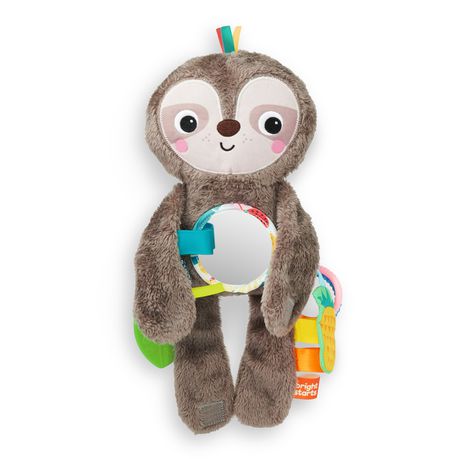 Bright Starts Slingin’ Sloth Travel Buddy On-the-Go Plush Attachment Buy Online in Zimbabwe thedailysale.shop