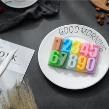 Load image into Gallery viewer, iKids 10 Number Baby Food DIY Silicone Mold for Chocolate, Candy, Gummy
