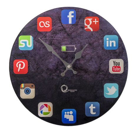 Quintessential Clocks – Apps Inspired - Decorative Glass Wall Clock Buy Online in Zimbabwe thedailysale.shop