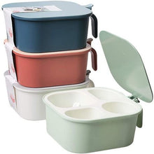 Load image into Gallery viewer, 4 Grid Spice Organiser With Spoons - Pink
