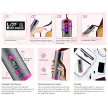 Load image into Gallery viewer, Cordless Rechargeable Automatic Hair Curler - Bundle
