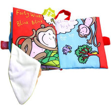 Load image into Gallery viewer, Jollybaby Soft Educational Cloth Book - My Monkey book
