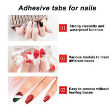 Load image into Gallery viewer, 20 Sheets Double-Side Nail Adhesive Tabs Nail Glue Stickers
