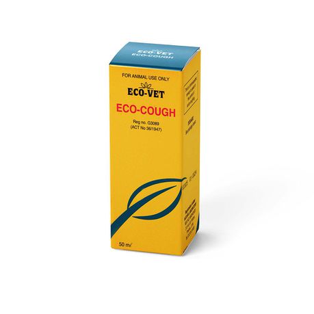 Eco-Vet - Eco-Cough Homeopathic Remedy for Relief of Acute Coughing - 50ml Buy Online in Zimbabwe thedailysale.shop