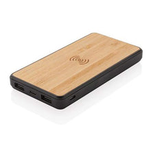 Load image into Gallery viewer, @memorii - Askas 8000 Mah Bamboo Wireless Powerbank
