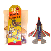 Load image into Gallery viewer, Mosaic Craft Kit – Fighter Jet
