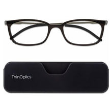 Load image into Gallery viewer, +3,00 Connect Reading Glasses by ThinOptics  - Black
