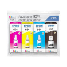 Load image into Gallery viewer, Epson T664 4 Pack + FREE Extra Pk of Photo Paper
