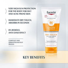 Load image into Gallery viewer, Eucerin Body Gel Crème - Dry Touch 200ml
