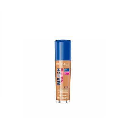 RIMMEL Match Perfect Foundation - 502 Caramel Buy Online in Zimbabwe thedailysale.shop