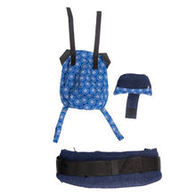 Load image into Gallery viewer, African Baby Carrier Deluxe Blue Daisy
