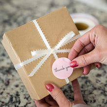 Load image into Gallery viewer, Thank You Stickers (Pink and Black)
