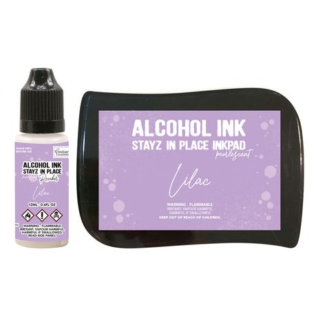 Stayz in Place Alcohol Ink Pad & Reinker (12ml) - Pearlescent - Lilac Buy Online in Zimbabwe thedailysale.shop