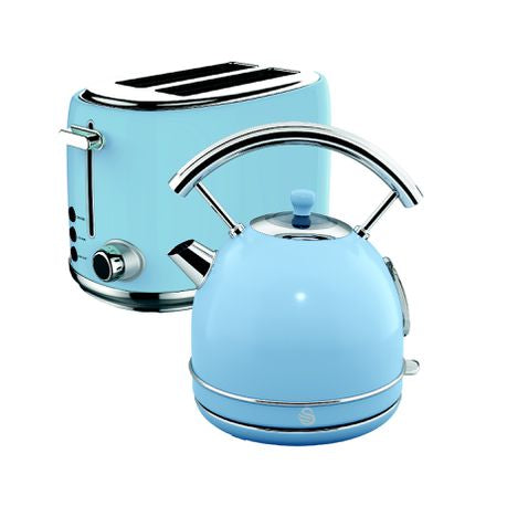 Swan Blue Toaster and Kettle Pack